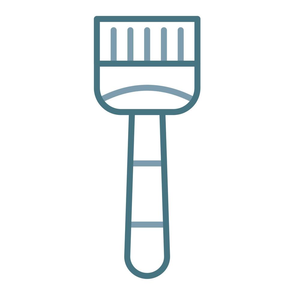 Hair Dye Brush Line Two Color Icon vector