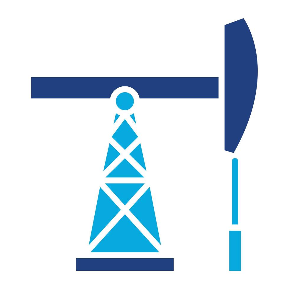 Fossil Fuels Glyph Two Color Icon vector