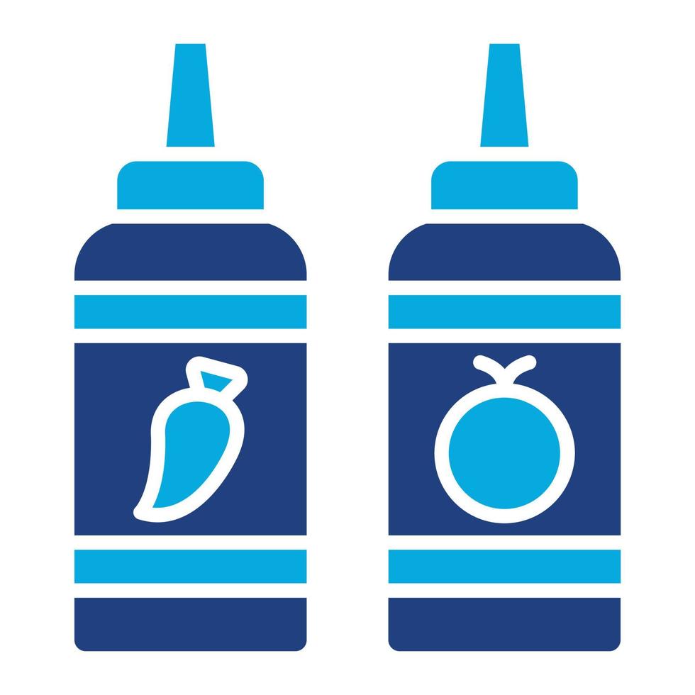 Sauce GlyphTwo Color Icon vector