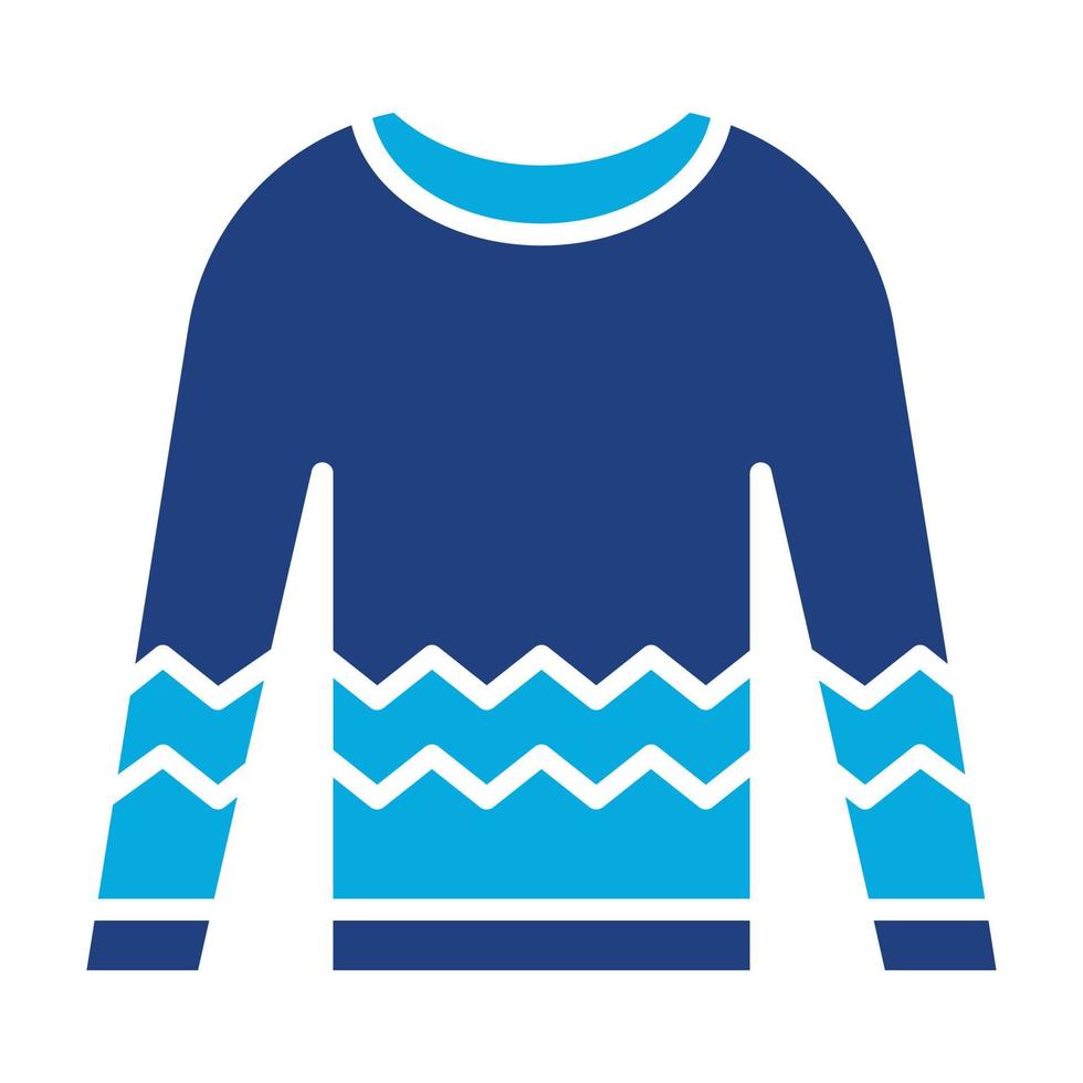 Sweater Glyph Icon vector