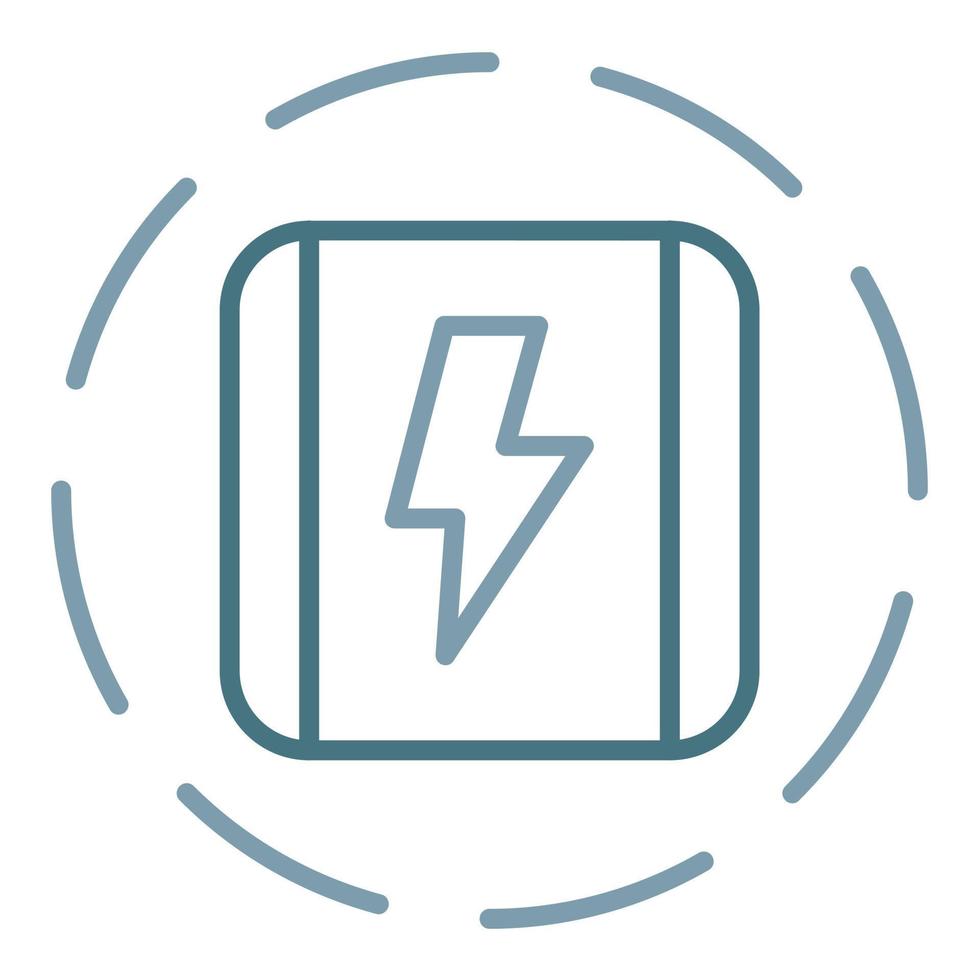 Energy Line Two Color Icon vector