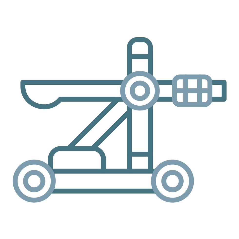 Catapult Line Two Color Icon vector