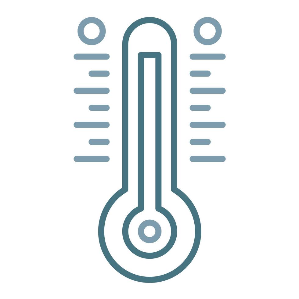 Thermometer Line Two Color Icon 6790631 Vector Art at Vecteezy