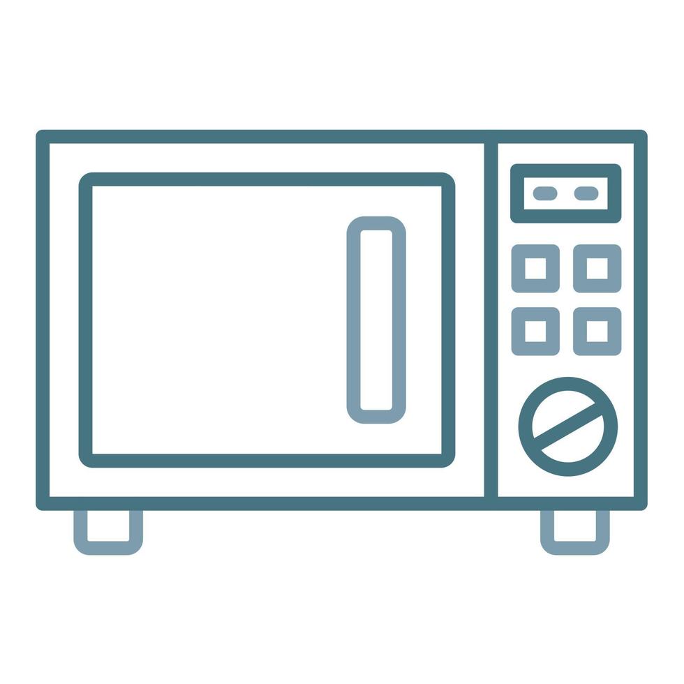 Microwave Oven Line Icon vector