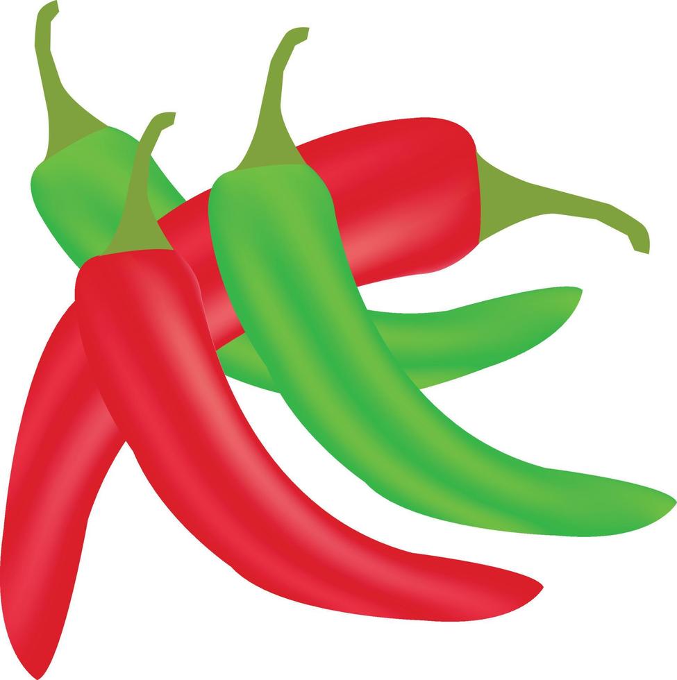 pimiento verde, pimiento rojo, pimiento de fondo, pimiento creativo, vector