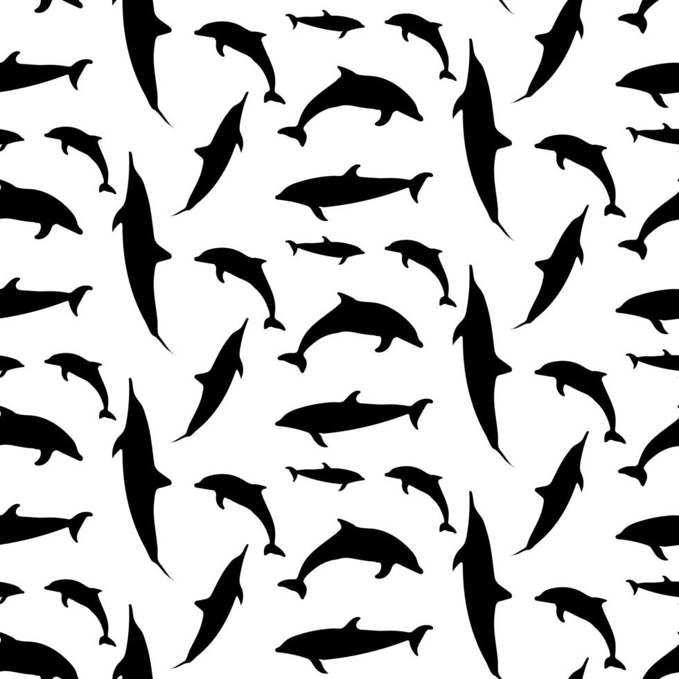 dolphin seamless pattern perfect for background or wallpaper vector