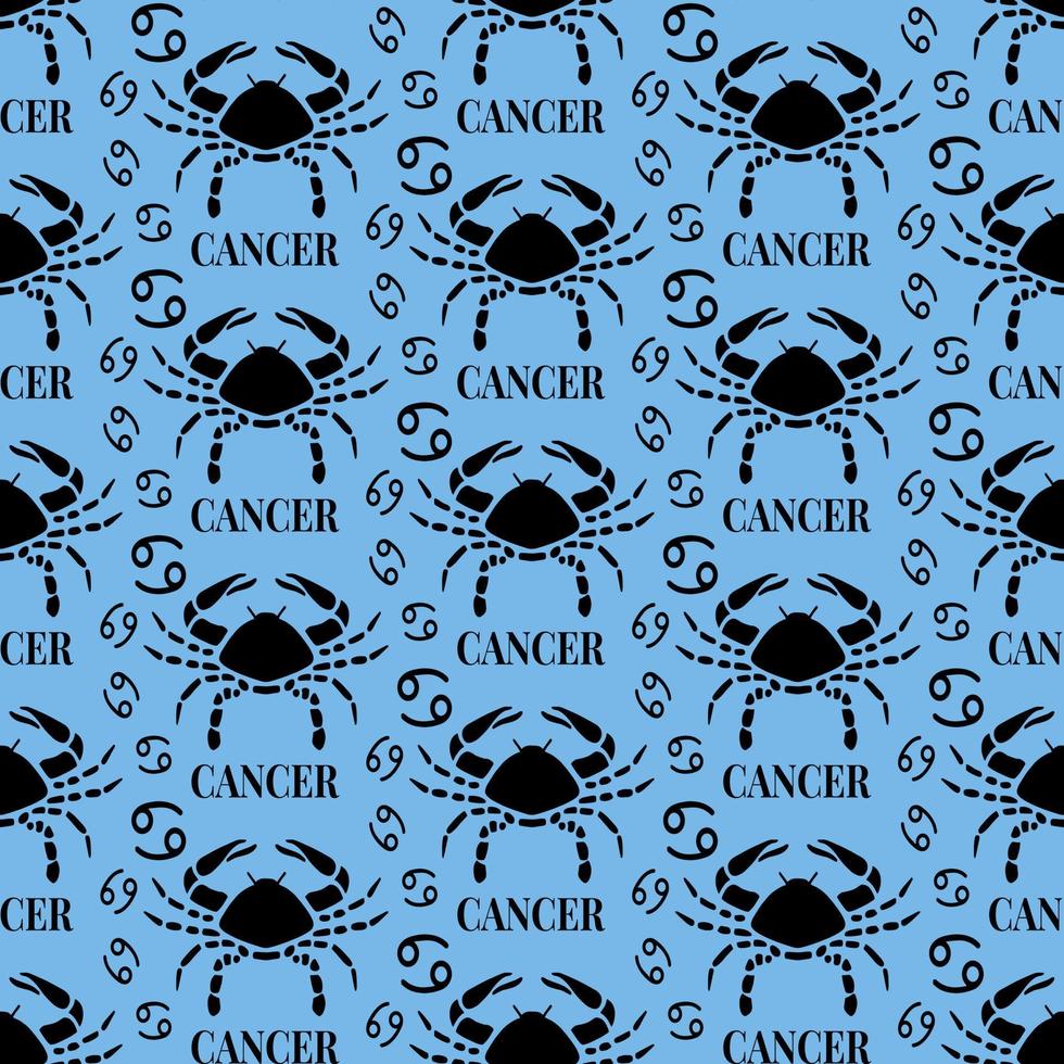 cancer seamless pattern perfect for background or wallpaper vector