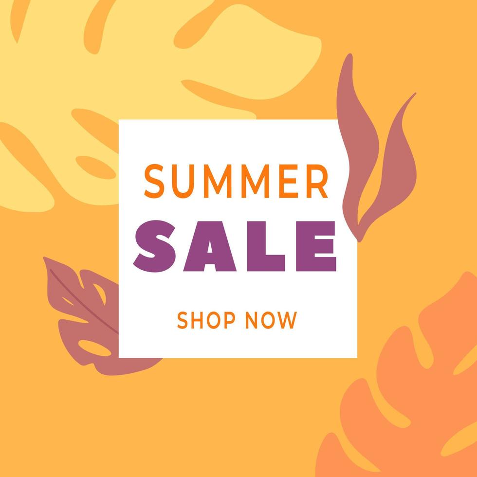 Summer Sale vector design Advertisment