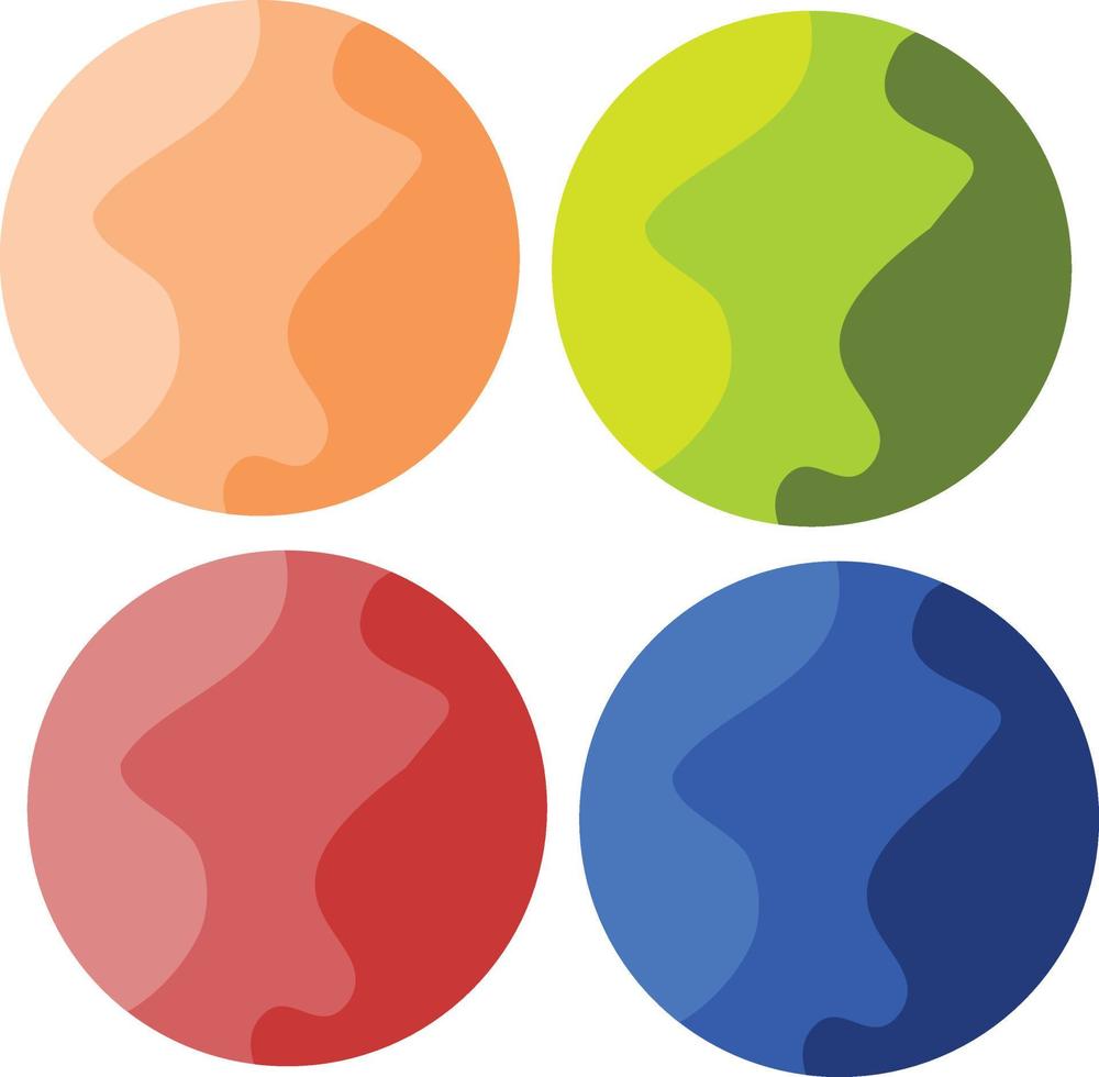 colored circles on the white background. Eps 10 vector file.