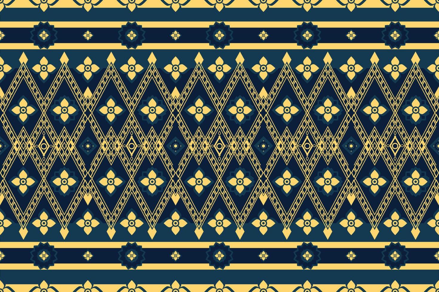 Seamless Native Fabric Pattern Designed from Geometric Shapes Use it as a Background Image, Destroy Shirts, and Make Patterns On Things. vector