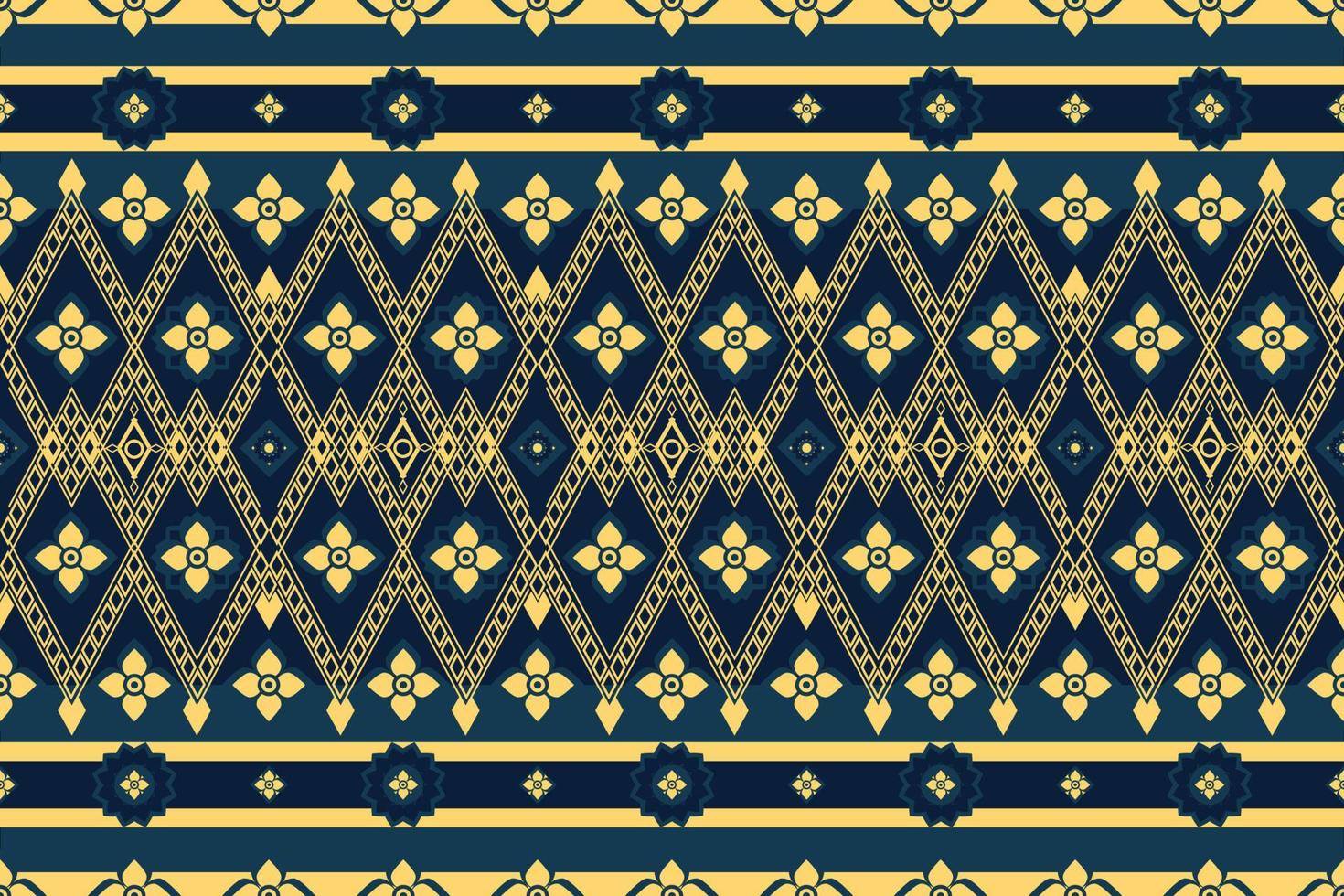 Seamless Native Fabric Pattern Designed from Geometric Shapes Use it as a Background Image, Destroy Shirts, and Make Patterns On Things. vector