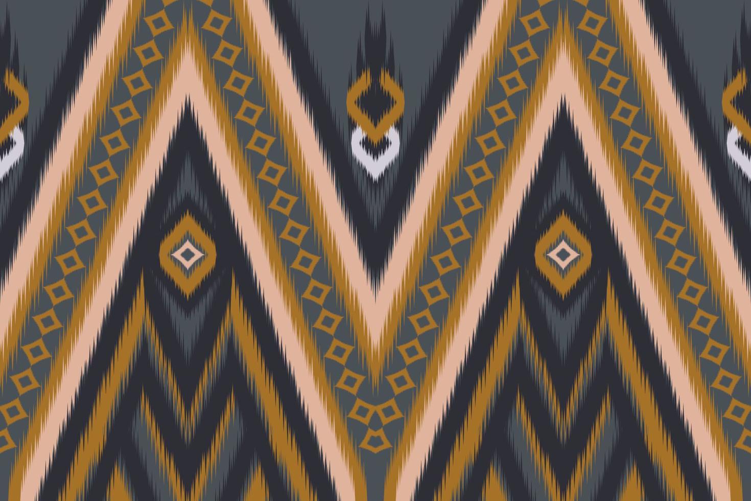 diseño tradicional geométrico étnico oriental para fondo, alfombra, papel pintado, ropa, batik, tela, estilo de bordado de ilustración vectorial. vector