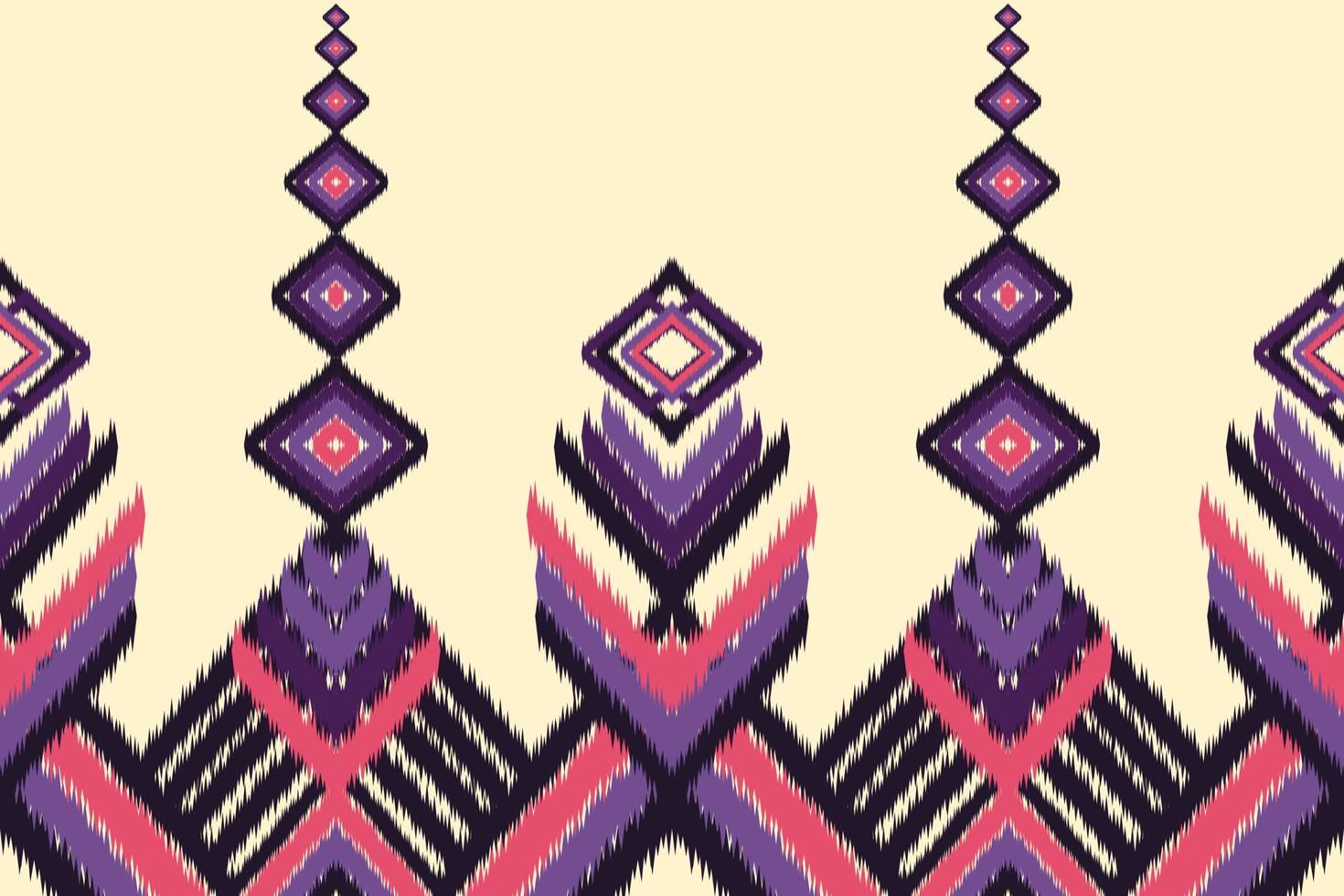 Geometric ethnic oriental pattern traditional Design for background. vector