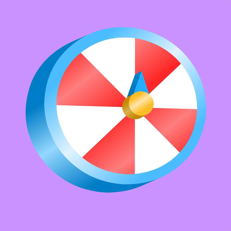 3d spinning wheel vector