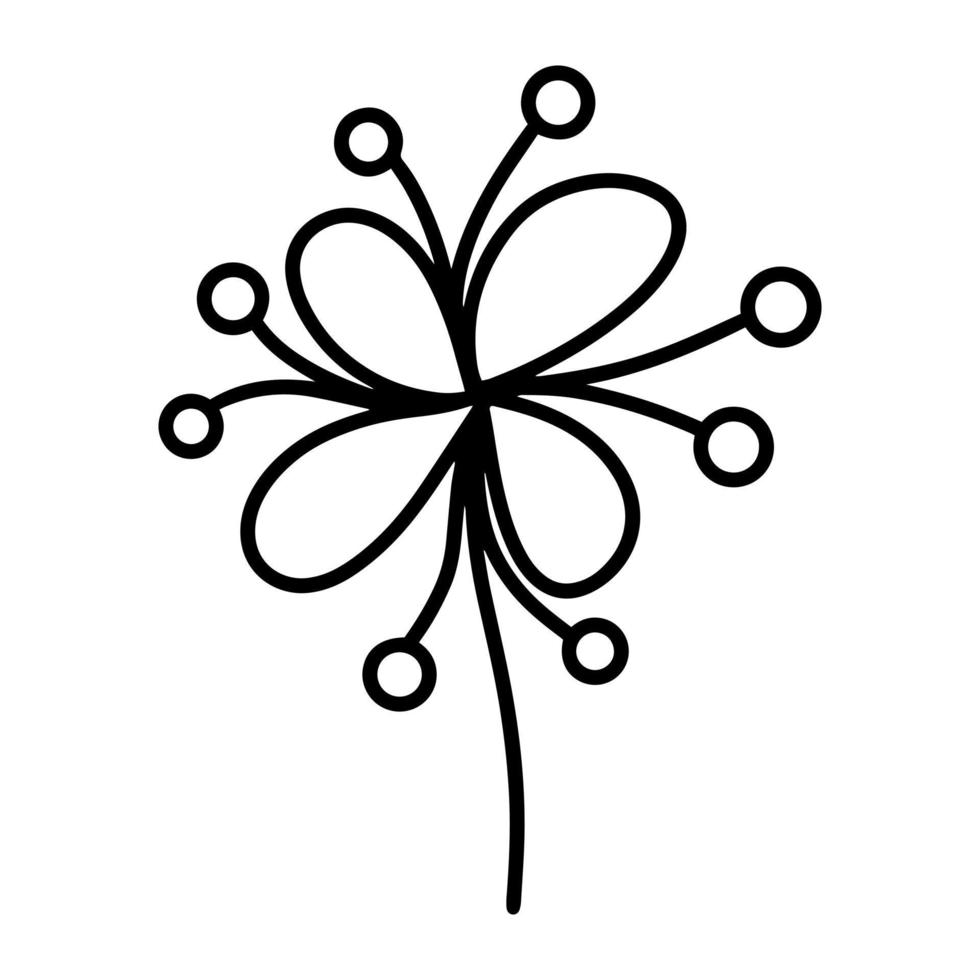 lindo patrón de primavera floral en estilo doodle. flor de jardín, plantas, hojas, botánico, diseño de vectores sin fisuras para moda, tela, papel pintado y todas las impresiones dibujadas a mano. vector de patrón floral de moda