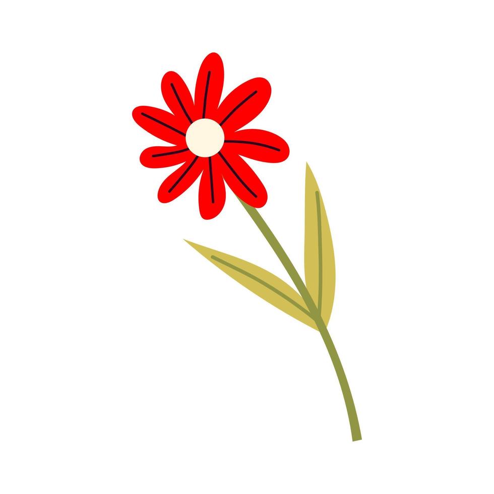 Hand drawn Flower illustration vector