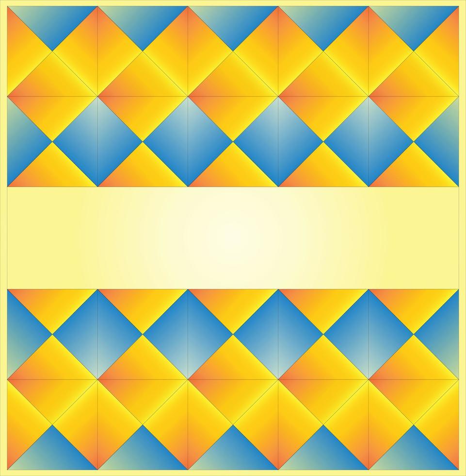 Backgraund template gradient blue and yellow vector