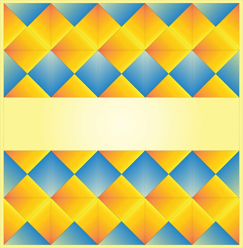 Backgraund template gradient blue and yellow vector