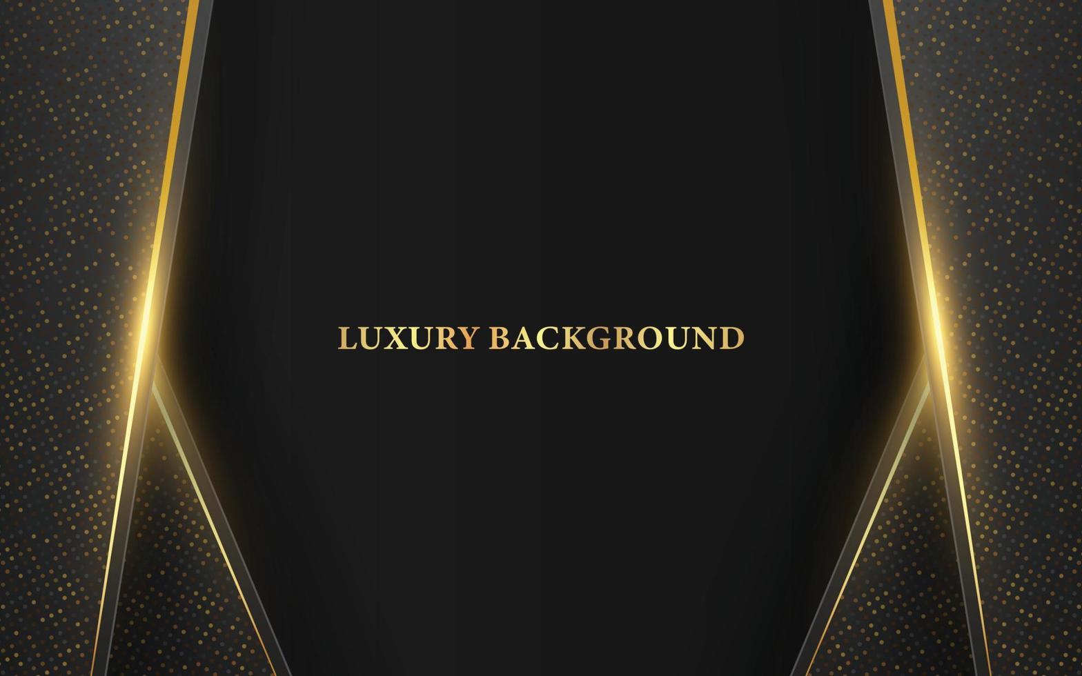 Elegant luxury background with gold and glitter element vector