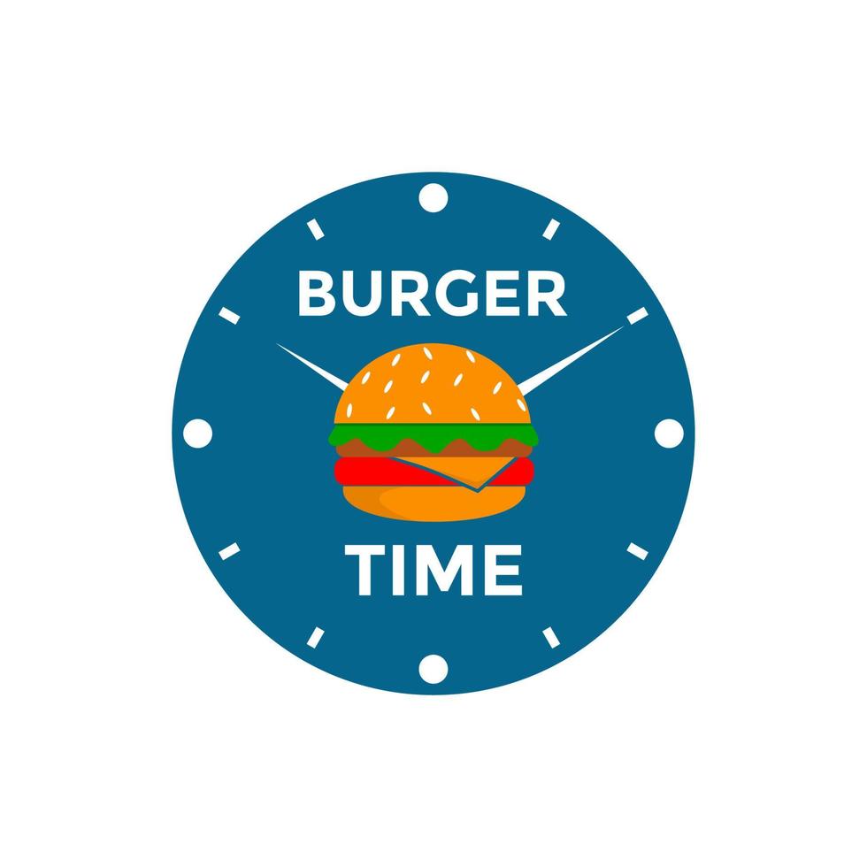 burger logo vector