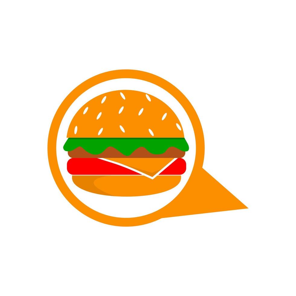 burger icon vector isolated in white background,