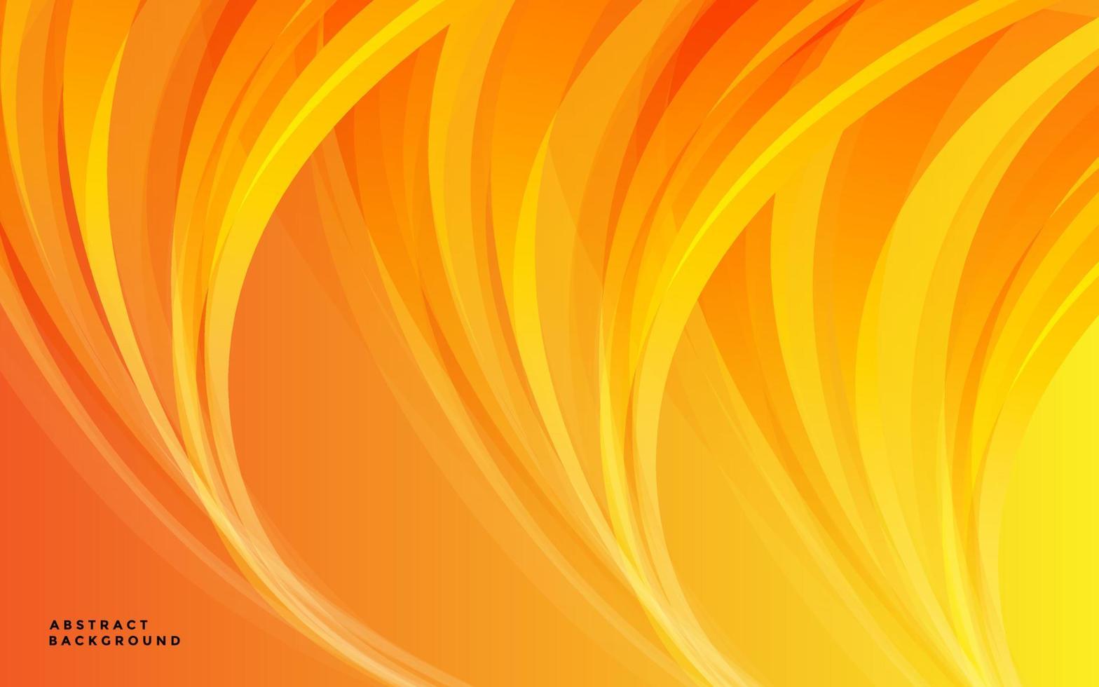 Modern orange wave abstract vector background. Abstract gradient orange background.