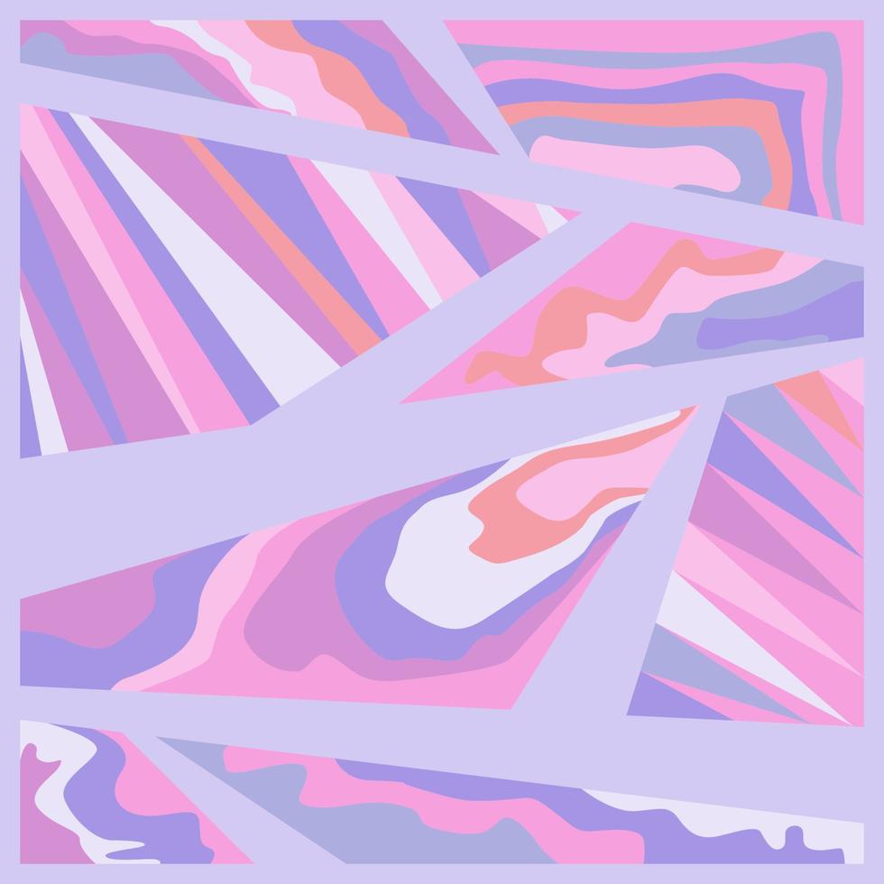 Abstract geometric background. Pucci style vector