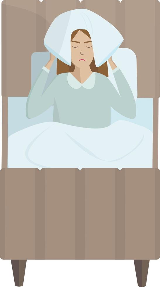 Insomnia vector illustration