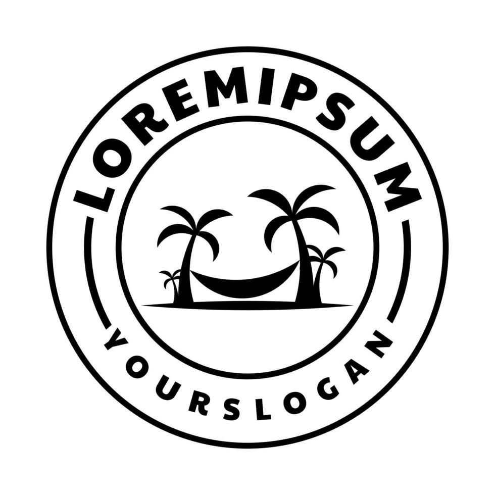 beach  logo vector