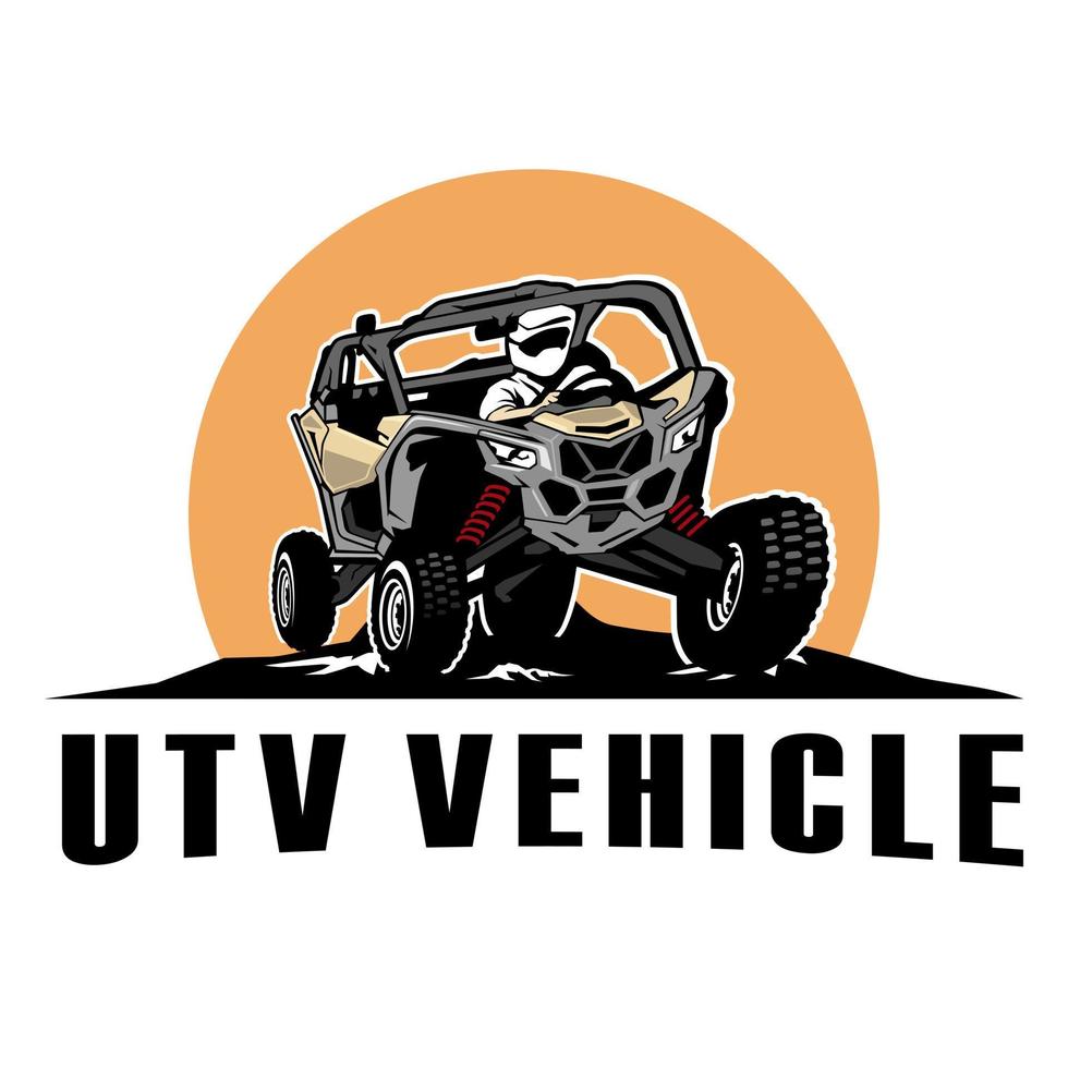 vector de icono de diseño de logotipo utv