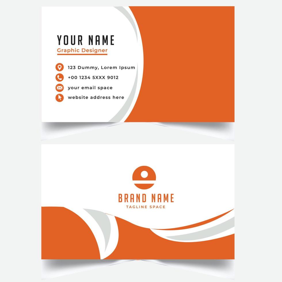 Vector Modern Creative and Clean Business Card Template