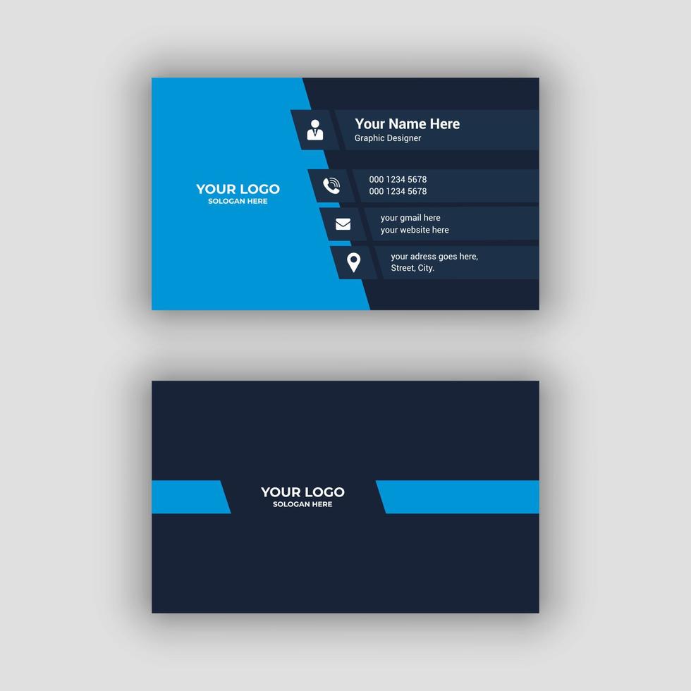 Business Card Template vector