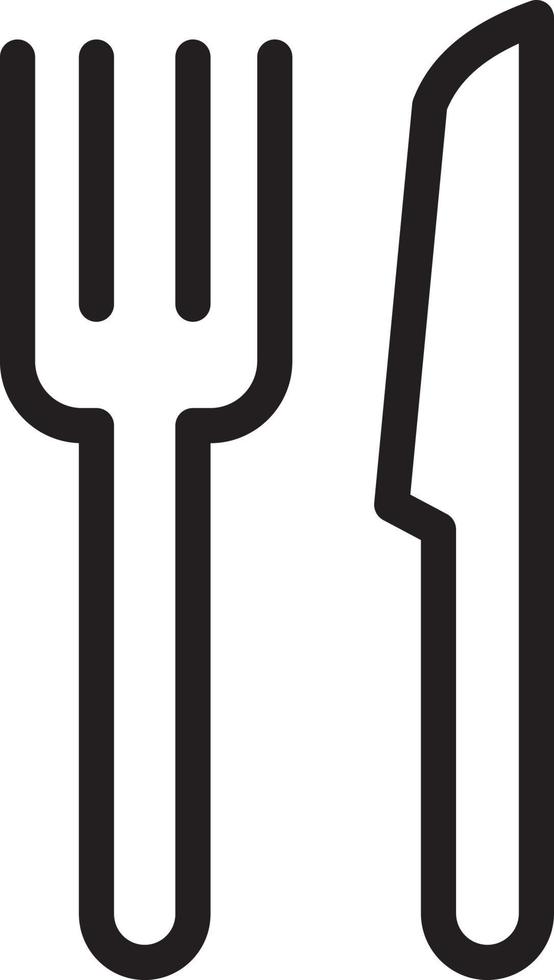 Cutlery fork knife icon design eye catching vector