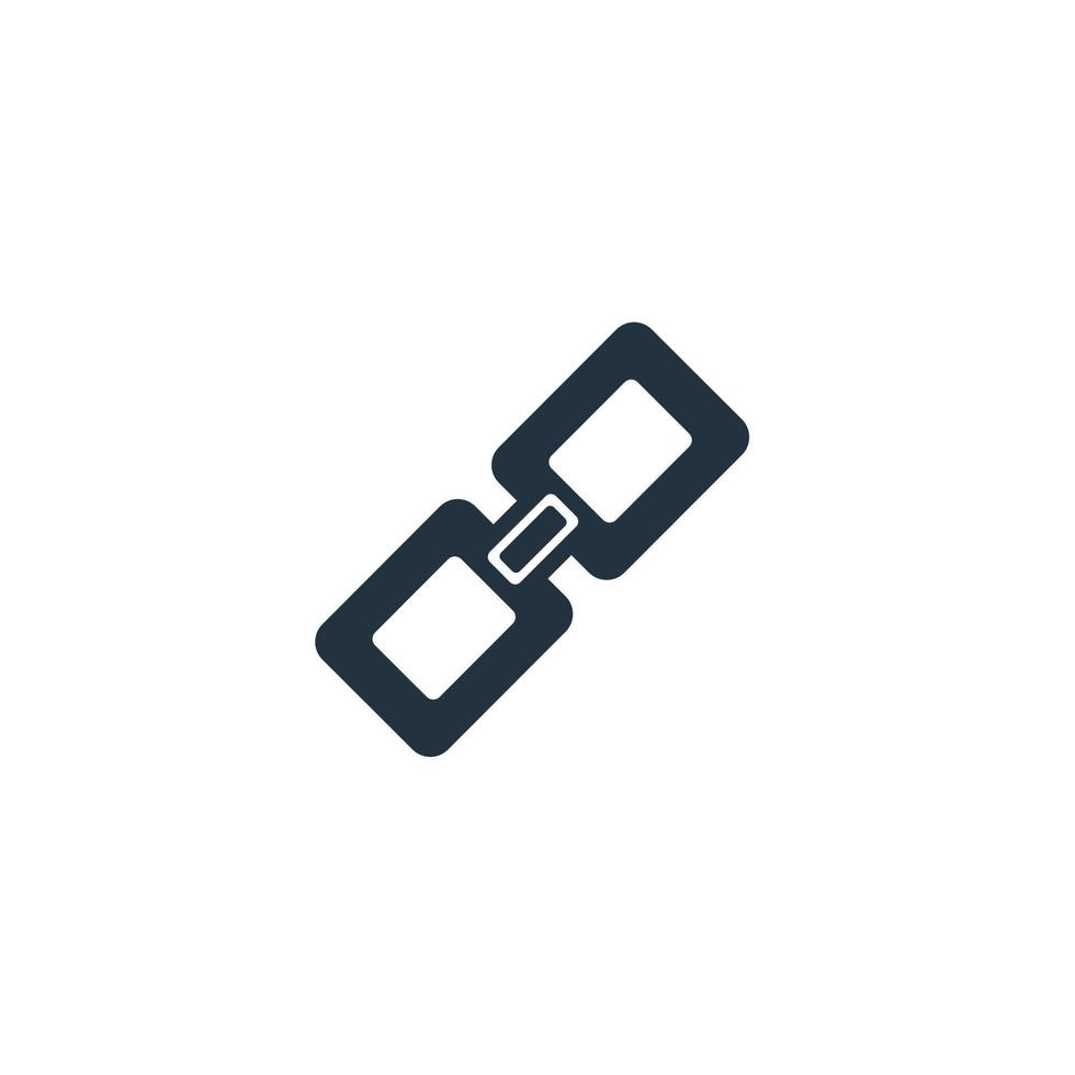 Website link icon isolated on a white background. link symbol for web and mobile apps. Vector illustration