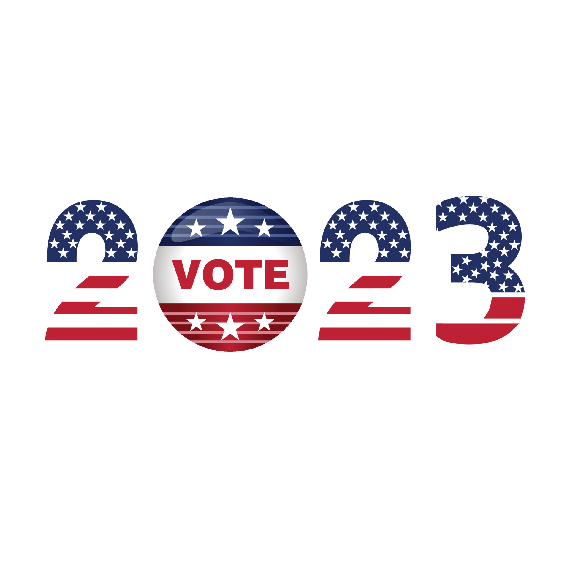 United States of America Election Day Vote 2023 in USA, banner design. 2023.  Election voting poster. Political election campaign 6793799 Vector Art at  Vecteezy