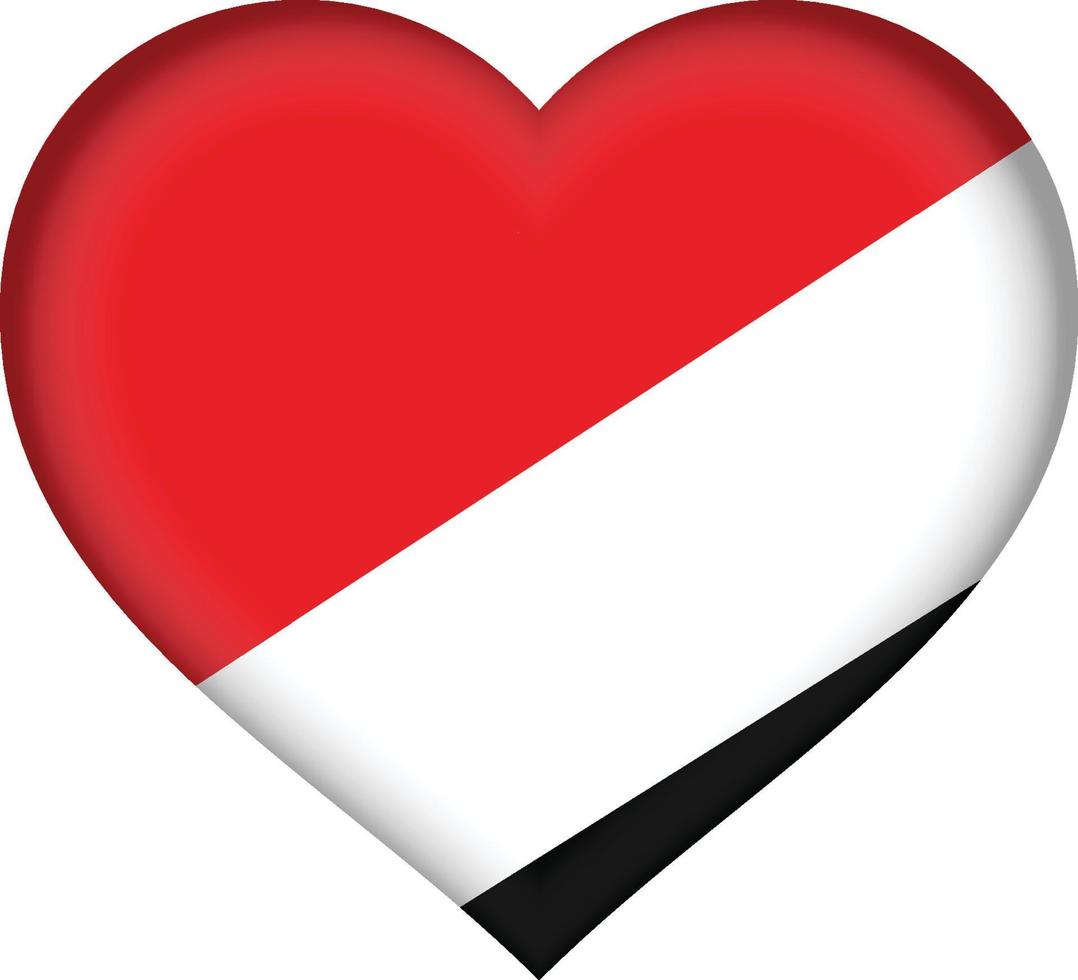 sealand Principality of Sealand flag heart vector