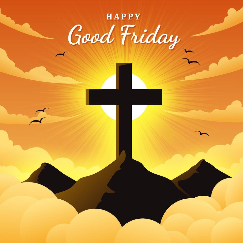 Happy Good Friday Vector Art, Icons, and Graphics for Free Download