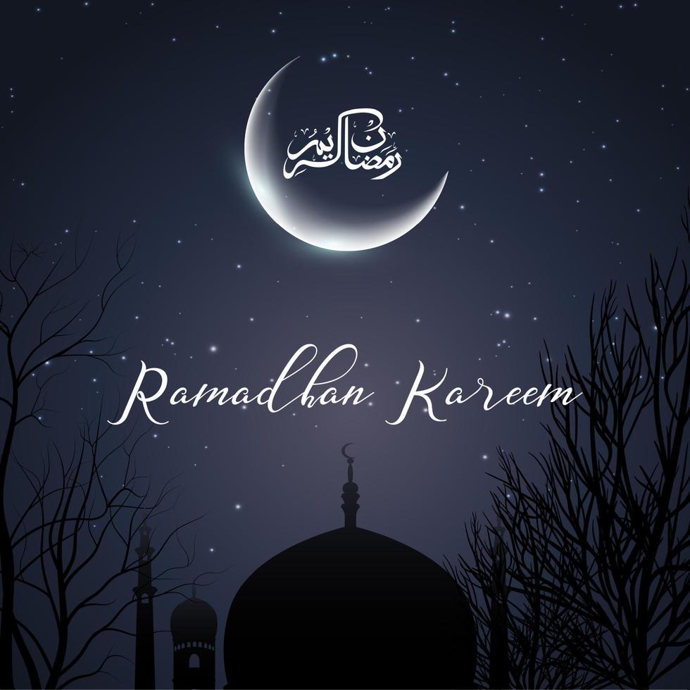Ramadan kareem background vector