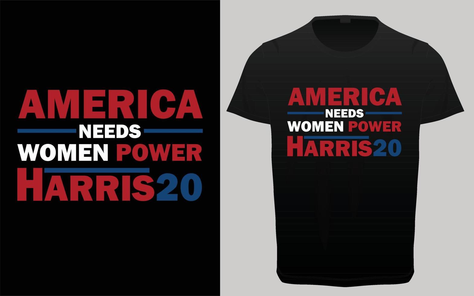 diseño de camiseta de tipografía de elección de presidente de estados unidos, citas de mujeres, recursos de camiseta, elementos gráficos, vector