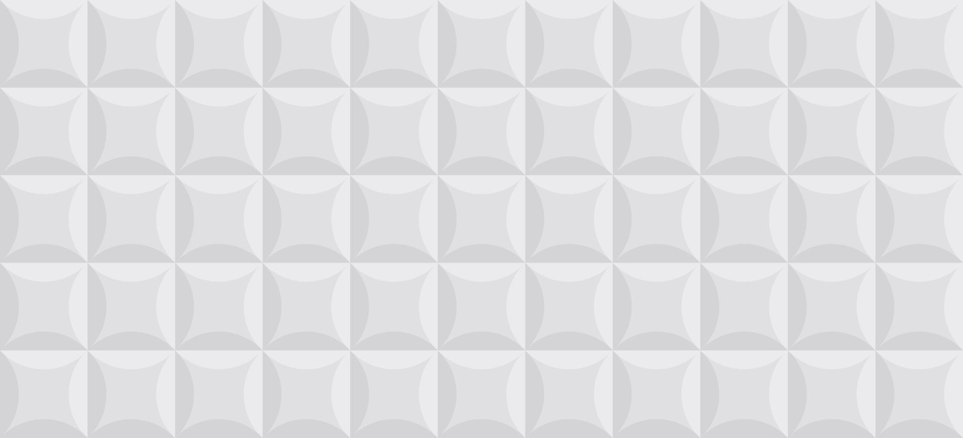 Geometric Tile White 3D Background. Geometric Texture Pattern. Simple Square Tile Pattern for Decor Interior. Geometry Surface Template. Abstract Modern Wallpaper Design. Vector Illustration.