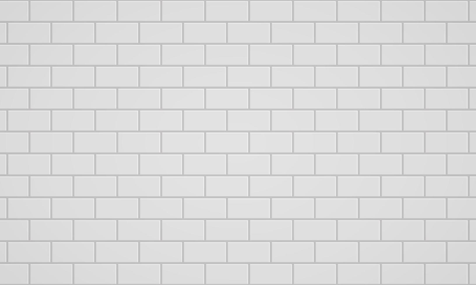 White Brick Wall Texture Background. Clay Brickwork Vintage Template. Stone Material Construction Backdrop. Building Concrete Masonry Pattern. Abstract Wallpaper Design. Vector Illustration.