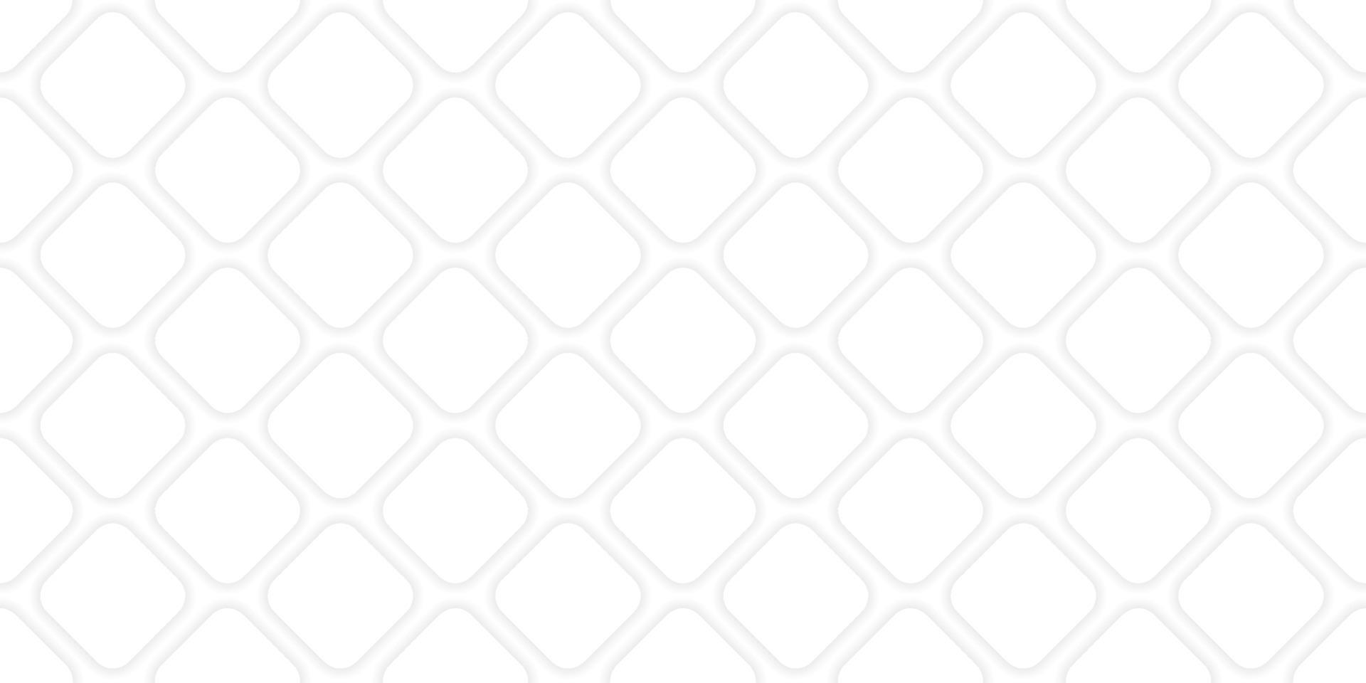 patrón geométrico blanco. fondo de rombo de arcilla clara. banner moderno sin costuras. azulejo de rombo blanco. diseño de papel tapiz abstracto. ilustración vectorial vector