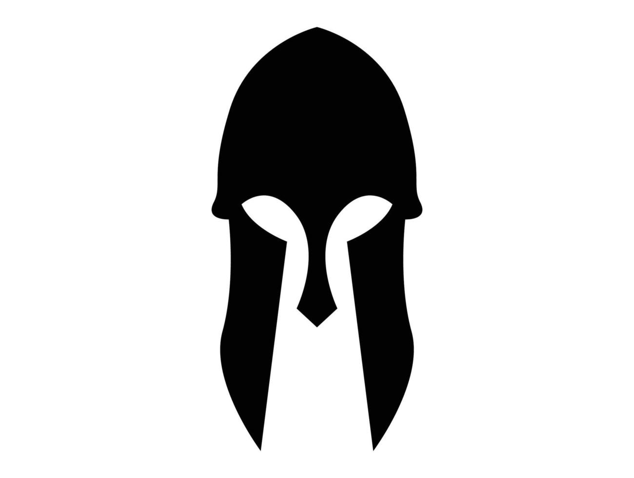 gladiator roman mask symbol logo vector