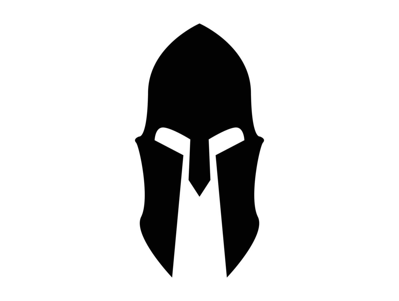 gladiator roman mask symbol logo vector