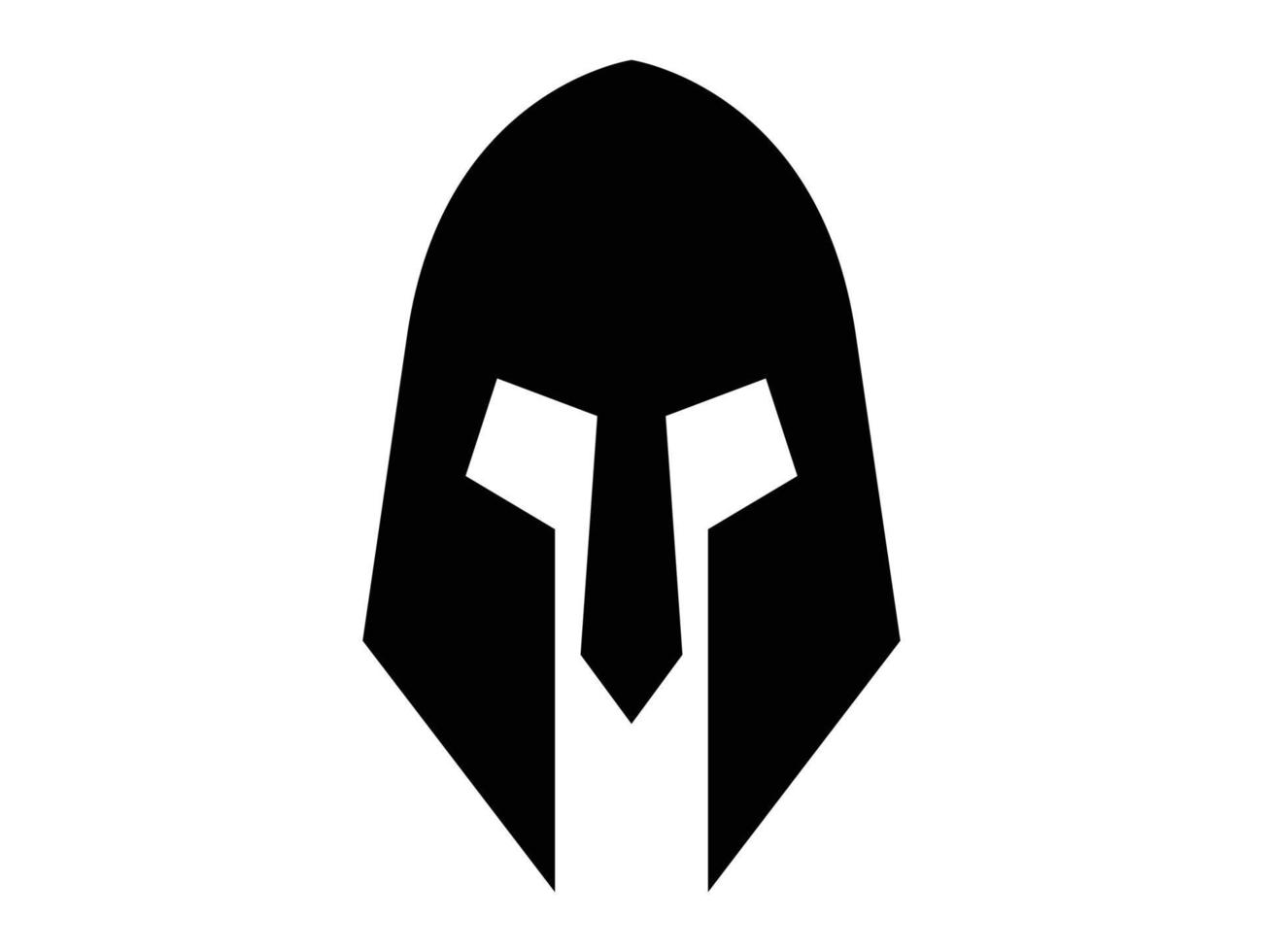 gladiator roman mask symbol logo vector