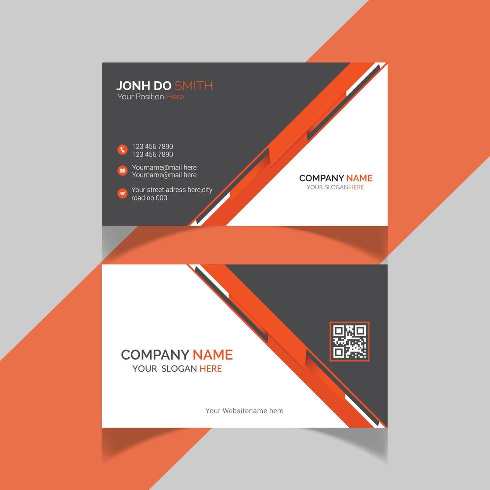 modern busness card design tempalte vector