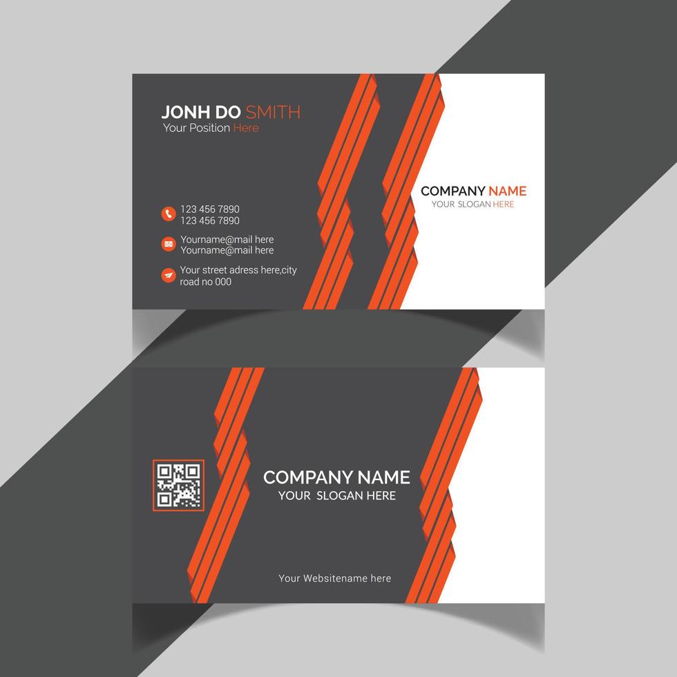 professional business card design template vector files