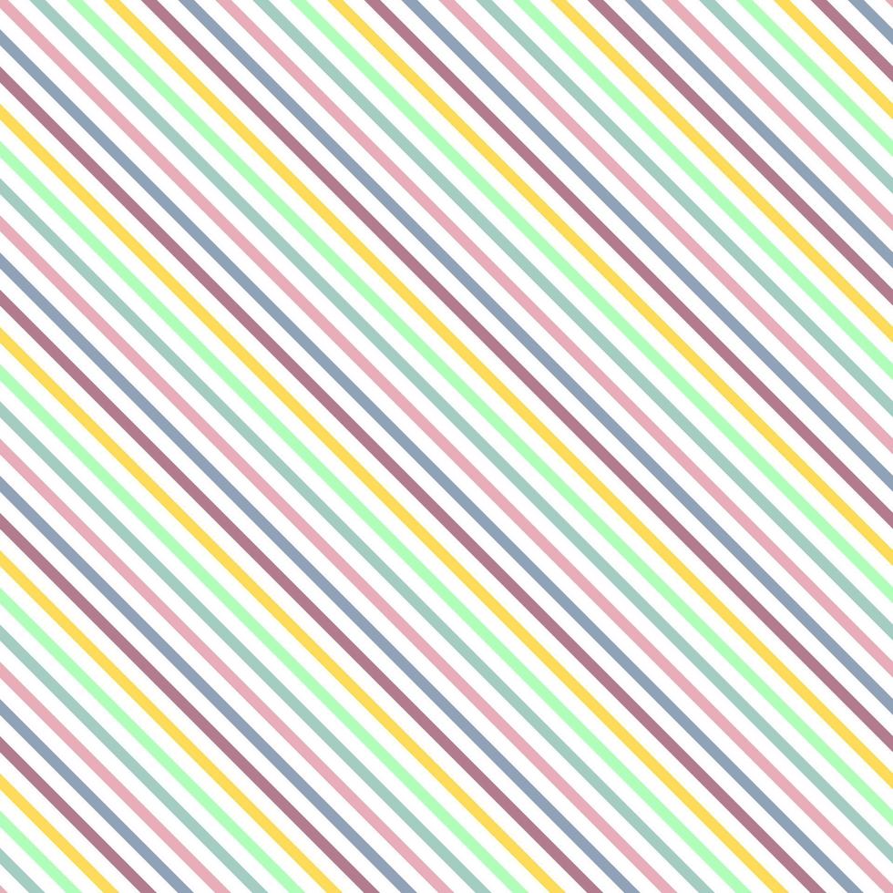 Pastel stripes in seamless pattern background vector