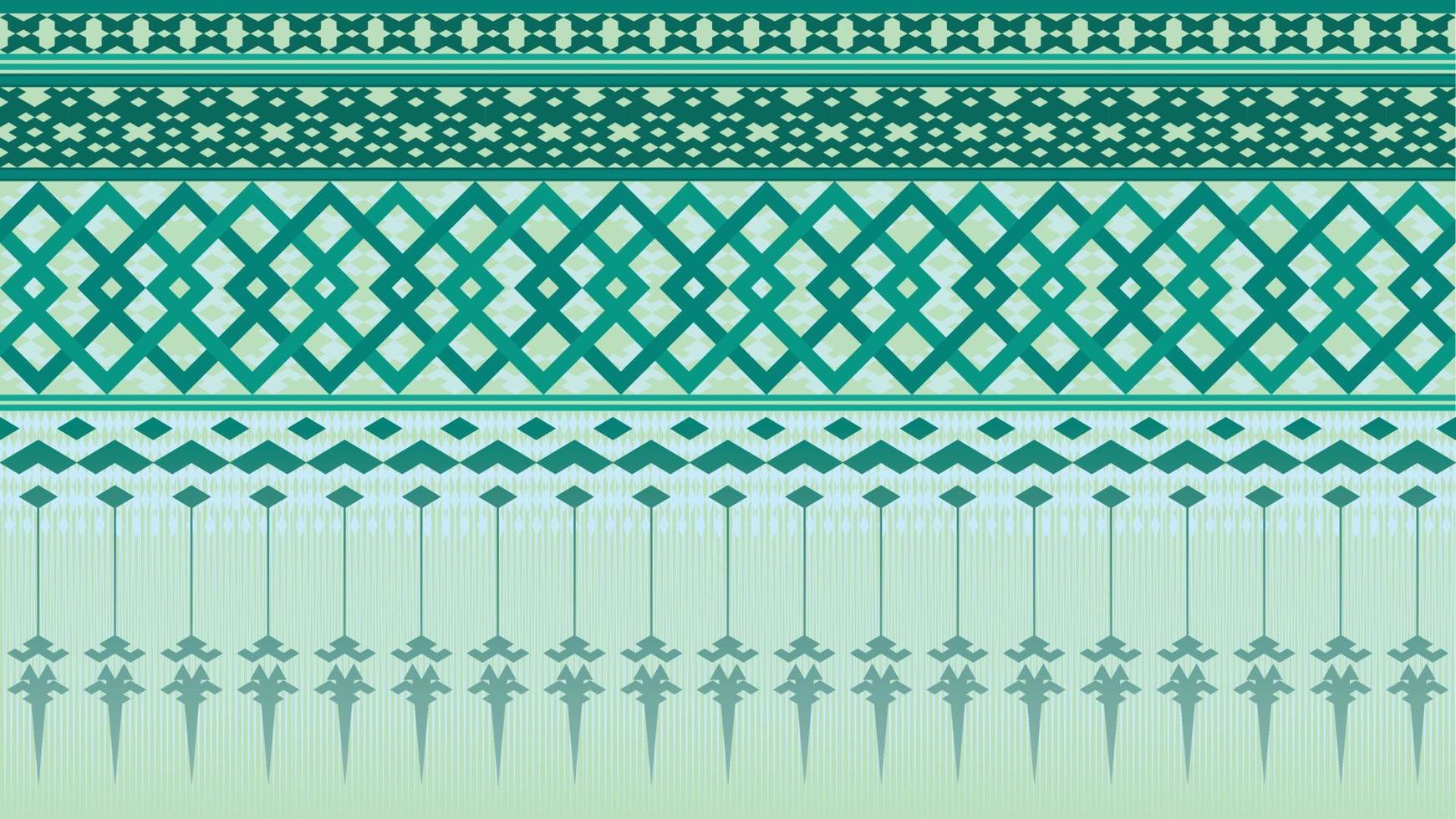 geometric pattern design abstract background,green oriental geometric pattern,carpet,fabric,2d  illustration vector