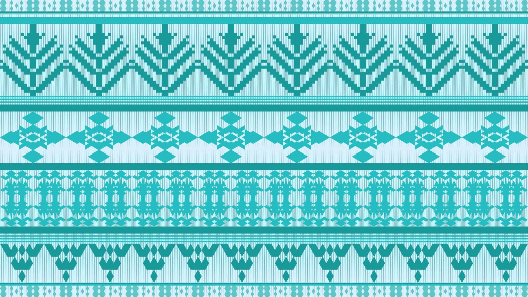 fondo abstracto de diseño de patrón geométrico, patrón geométrico oriental verde, alfombra, tela, ilustración 2d vector